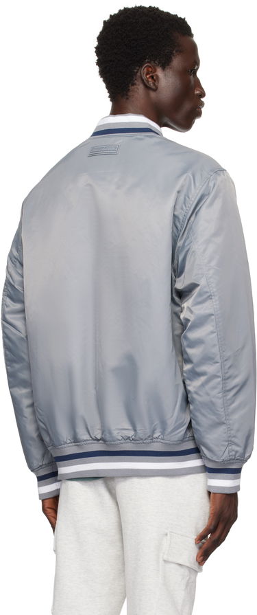Bomber bunda AAPE by A Bathing Ape AAPE by A Bathing Ape 'AAPE Now' Bomber Jacket Šedá | AAPJKM7656XXNGYL, 2