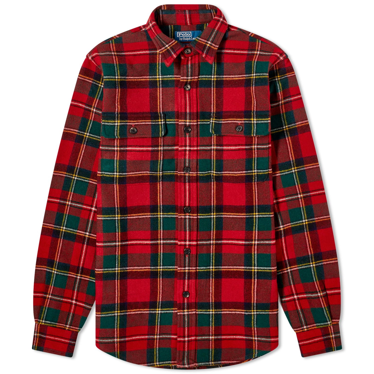 Košeľa Polo by Ralph Lauren Tartan Fleece Overshirt Červená | 710881792002, 0