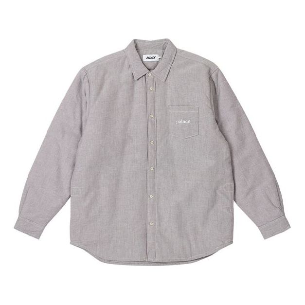 Košeľa Palace Palace Cozy Shirt Šedá | P24SHT007