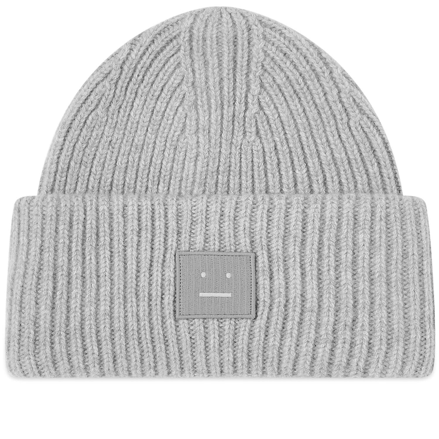 Kulicha Acne Studios Pana Face Beanie "Light Grey Melange" Šedá | C40135-X92, 0