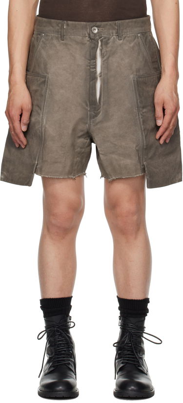 Šortky Rick Owens Rick Owens DRKSHDW Hollywood Stefan Cargo Shorts Šedá | DU01E3358 CVS, 0