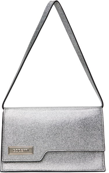 Taška cez rameno Coperni Mini Glitter Shoulder Bag Metalická | COPBA66F6008, 0