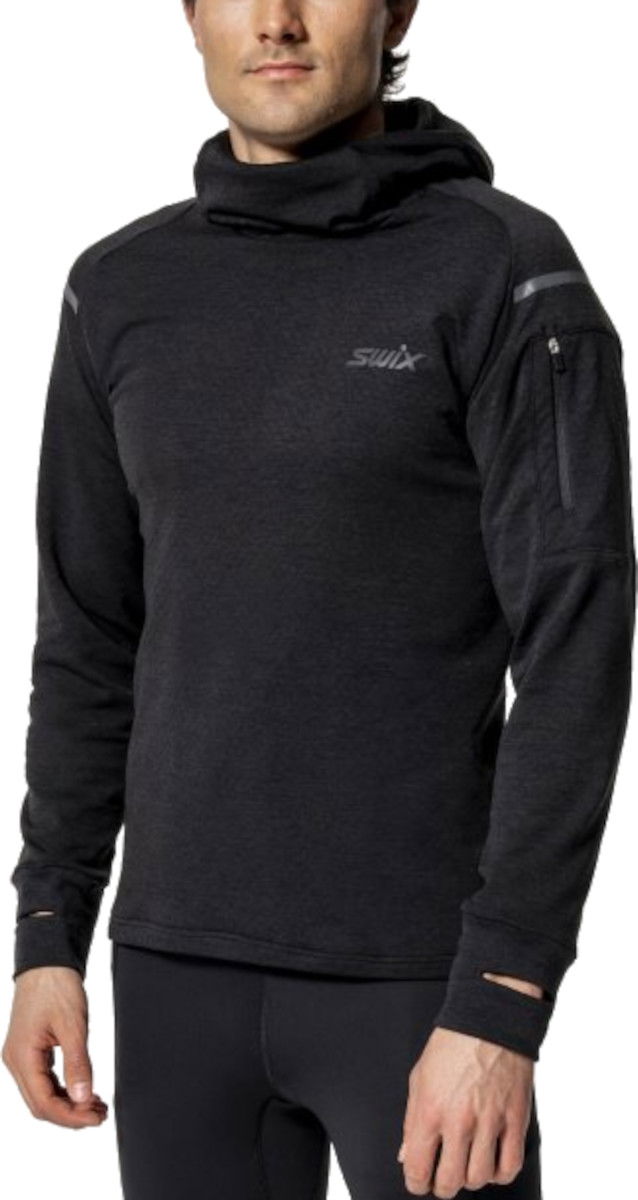 Mikina SWIX Swix Pace Hooded Sweatshirt Čierna | 10058-23-10000, 0