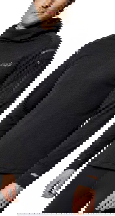 Mikina SWIX Swix Pace Hooded Sweatshirt Čierna | 10058-23-10000, 0