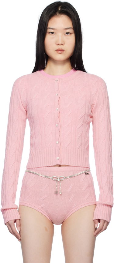 Sveter Blumarine Blumarine Wool & Cashmere Knit Cardigan Ružová | P522M570A, 0