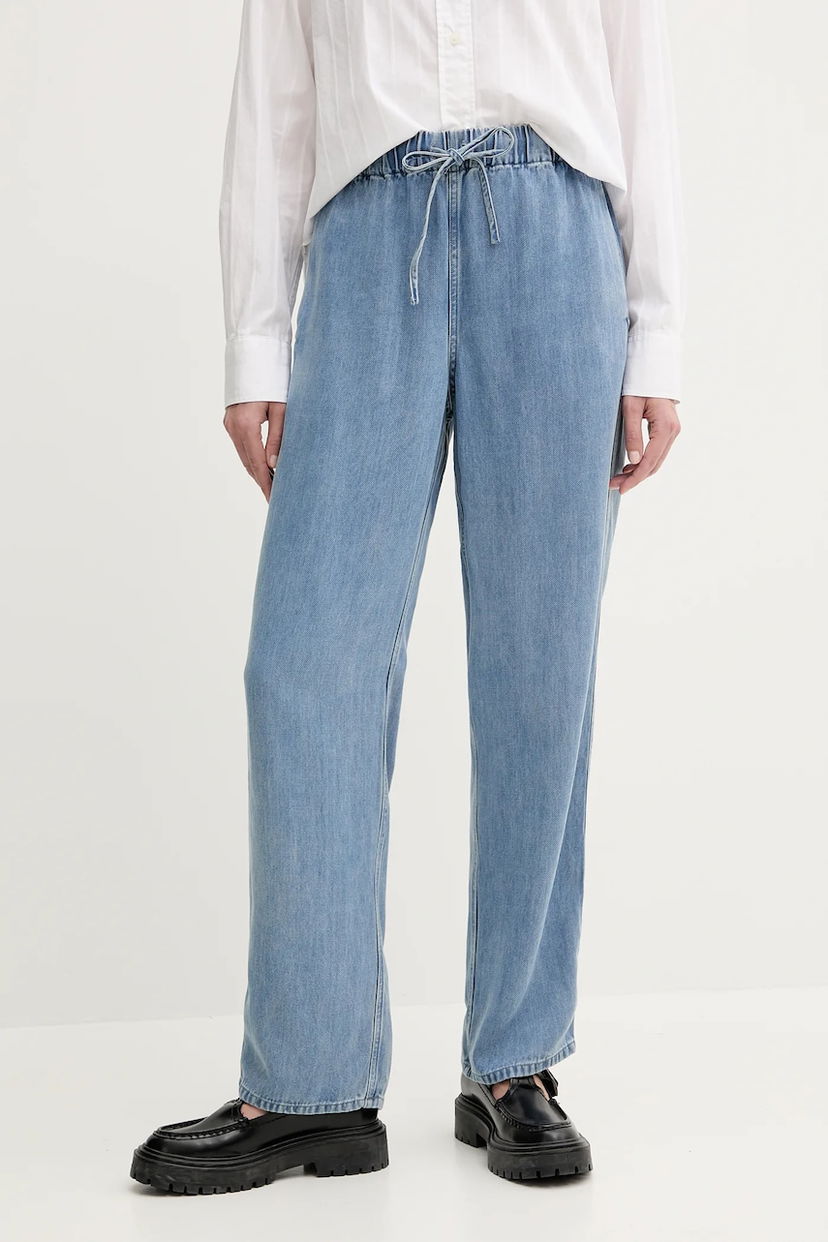 Džínsy Samsoe Samsoe Samsoe Samsoe SAHOYSA High Waist Jeans Modrá | F25200077