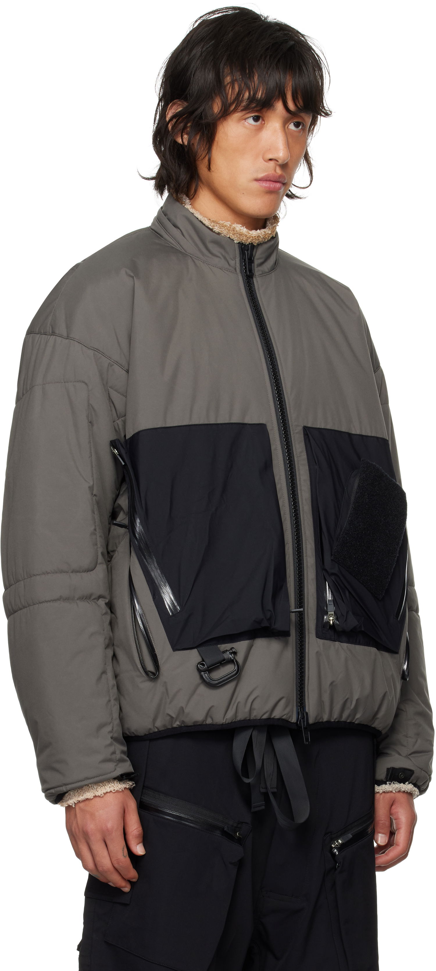 Prešívaná bunda Acronym ACRONYM J91A-WS Bomber Jacket Šedá | J91A-WS, 1