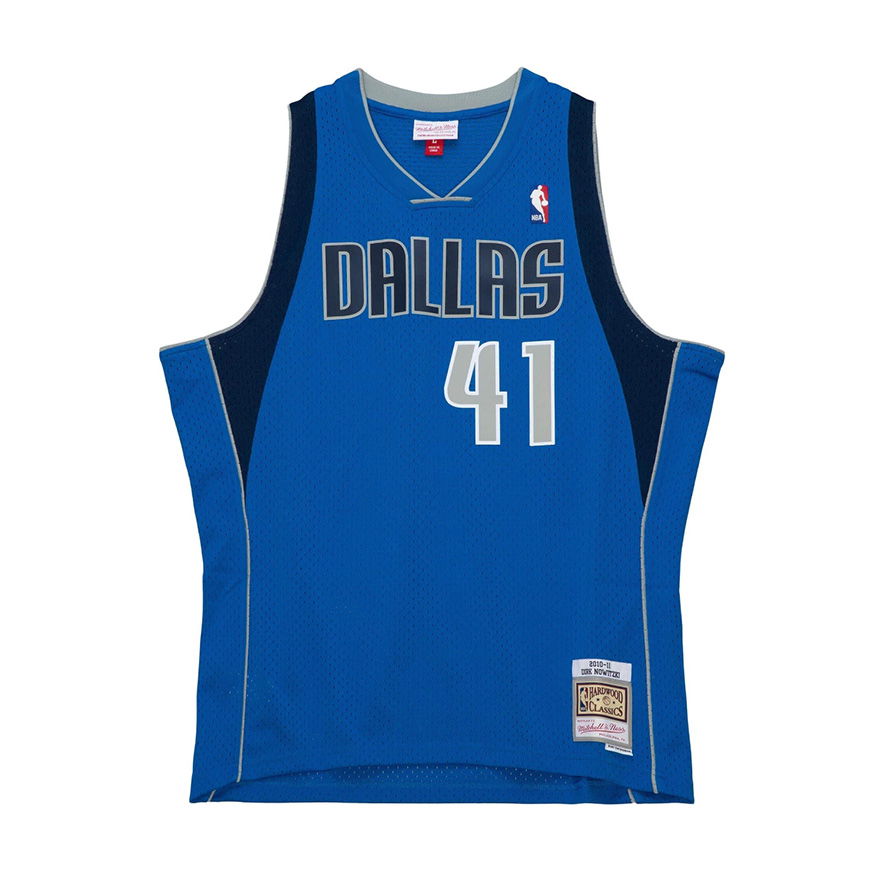 Tričko Mitchell & Ness NBA Dalls Mavericks Dirk Nowitzki Dark Jersey Navy | SMJY4192-DMA10DNOCPBL, 0