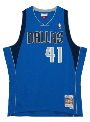 Tričko Mitchell & Ness NBA Dalls Mavericks Dirk Nowitzki Dark Jersey Navy | SMJY4192-DMA10DNOCPBL