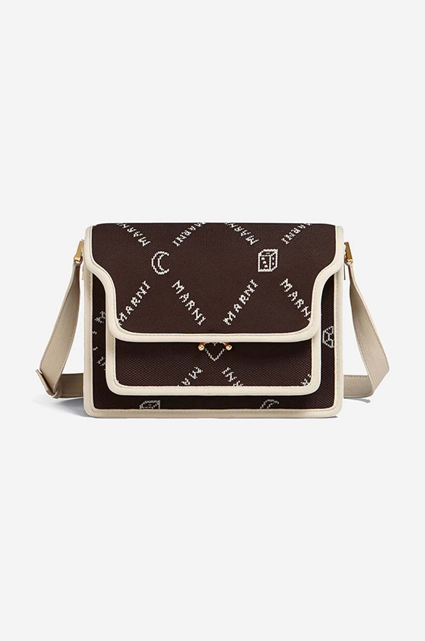 Taška cez rameno Marni Shoulder Bag Béžová | SBMP0108A2.P4601.00M53, 0