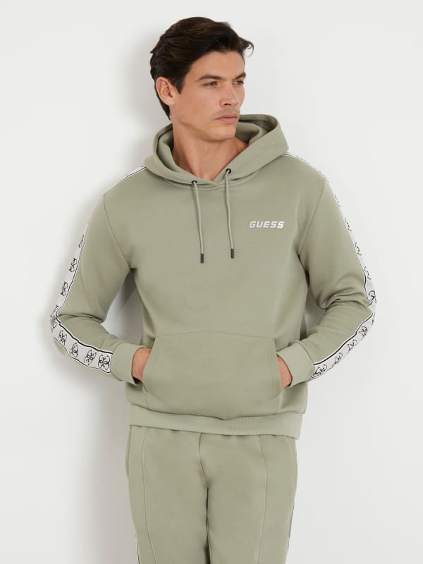 Mikina GUESS Logo Band Sweatshirt Zelené | Z4RQ21KB3P2, 0