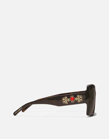 Slnečné okuliare Dolce & Gabbana Filigrana Large Square Gradient Lens Sunglasses - New Arrivals Onesize Hnedá | VG4525VP2139V000, 2