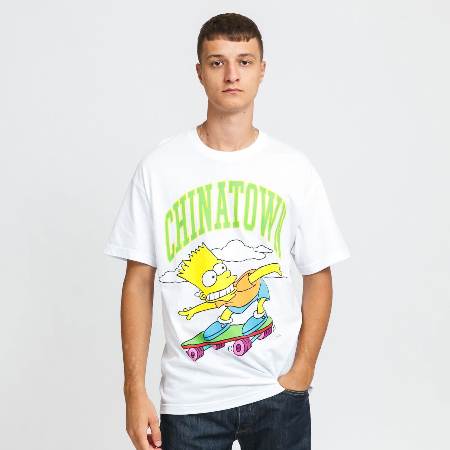Tričko MARKET The Simpsons Cowabunga Arc Tee Biela | CTM1990345 / 1201, 0