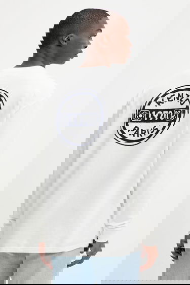 Tričko KENZO Kenzo Long Sleeve T-Shirt Biela | FF65TL3504SI, 0