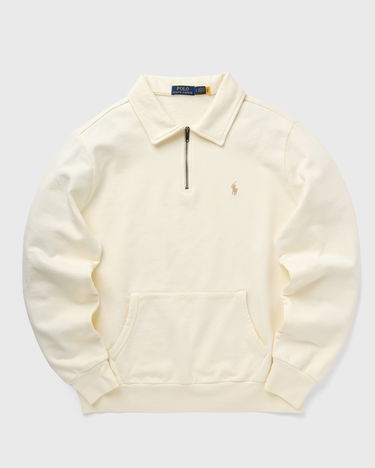 Sveter Polo by Ralph Lauren Polo Ralph Lauren Men's Loopback Half Zip Sweat Clubhouse Cream Biela | 710934601001, 3