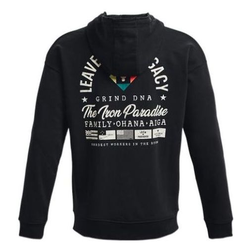 Mikina Under Armour Project Rock Men's Heavyweight Terry Full-Zip Hoodie Čierna | 1377436-001, 0