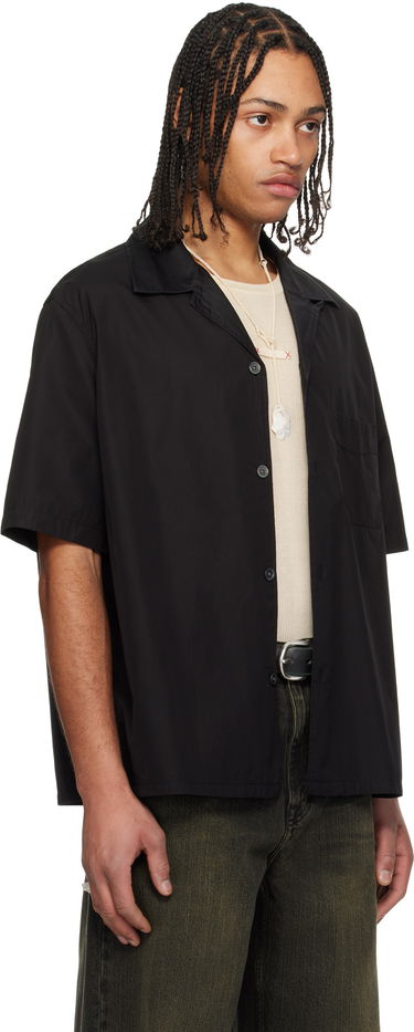 Košeľa OUR LEGACY Our Legacy Heusen Short Sleeve Shirt Čierna | M2252HBE, 1