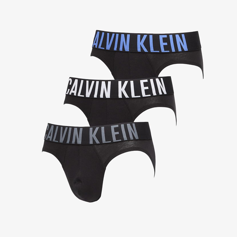 Spodná bielizeň a ponožky CALVIN KLEIN Hip Brief 3-Pack M Čierna | 000NB3607A ZDM
