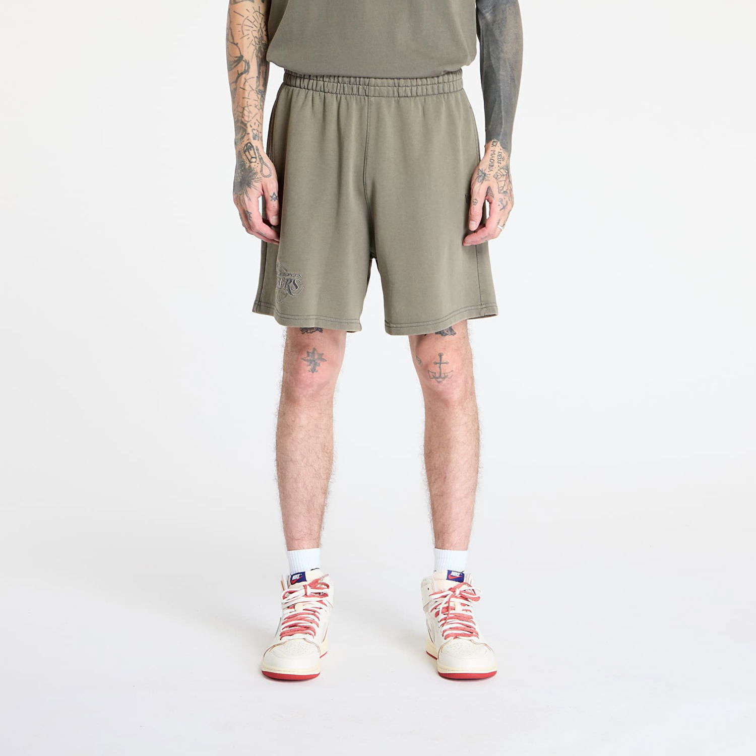 Šortky New Era New Era Los Angeles Lakers Washed Shorts Zelené | 60667878, 0
