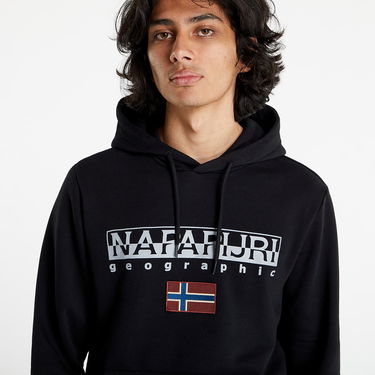 Mikina Napapijri Geographic Hoodie Čierna | NP0A4GBC0411, 0