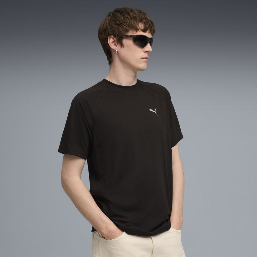 Tričko Puma Evostripe Raglan T-Shirt Čierna | 688229_01