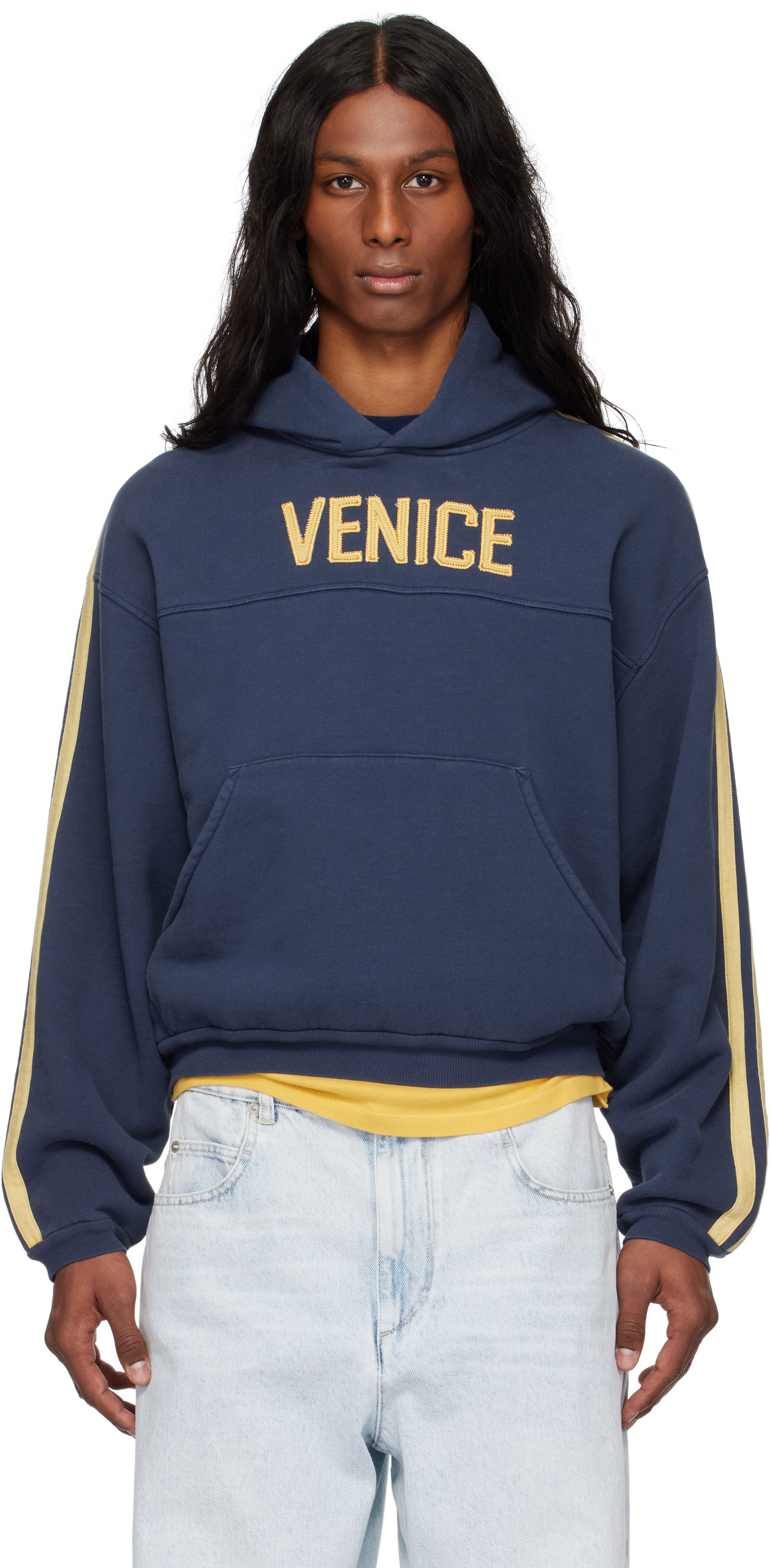 Mikina ERL ERL 'Venice' Football Hoodie Modrá | ERL10T026, 0