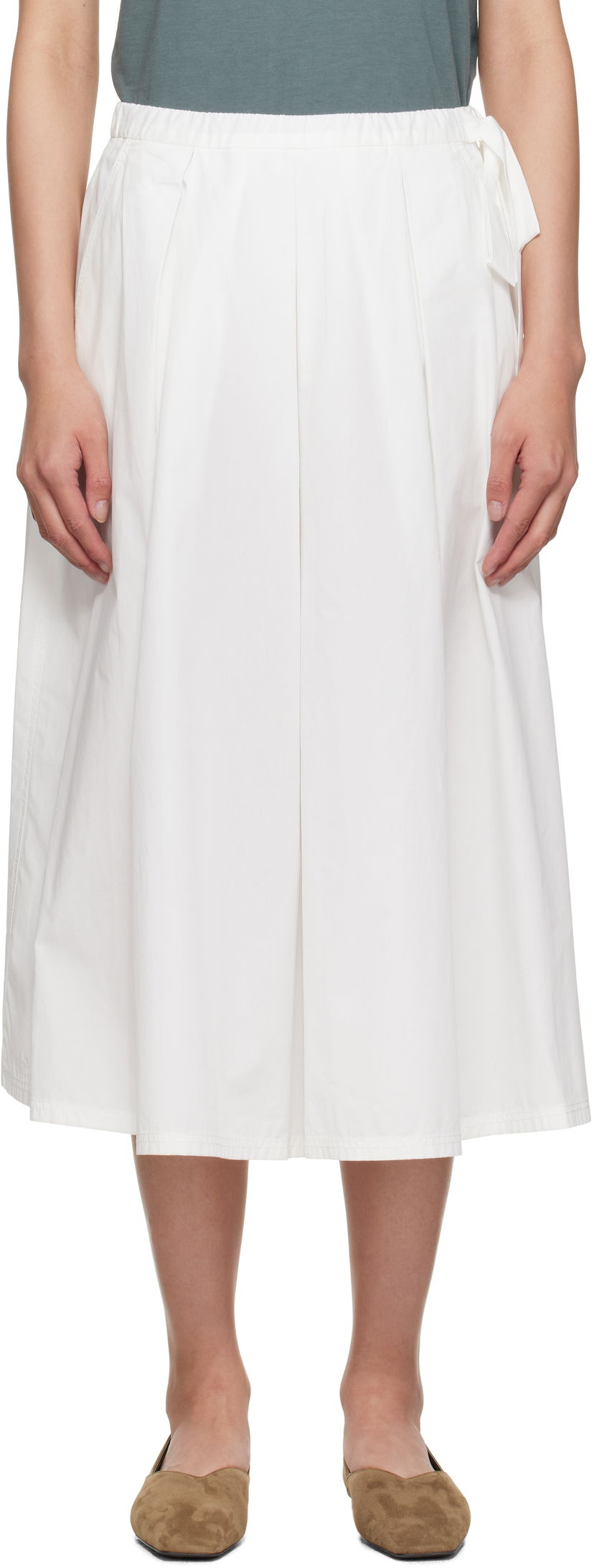 Sukňa Max Mara Weekend Max Mara Folk Midi Skirt Biela | 2515101032600