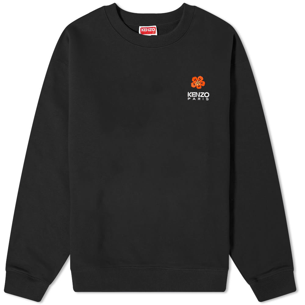 Mikina KENZO Crest Logo Regular Sweatshirt Black Čierna | FD52SW0404MF-99J, 0