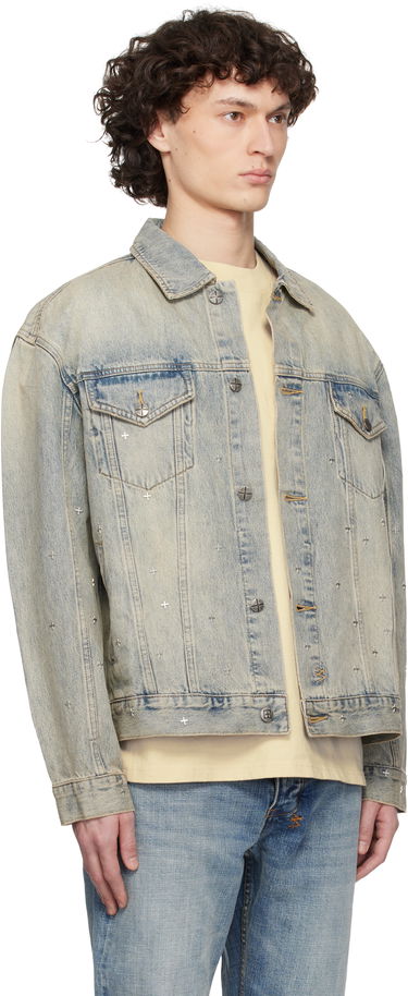 Bunda Ksubi Ksubi Oh G Stagelight Metalik Denim Jacket Modrá | MSP25JK010, 1