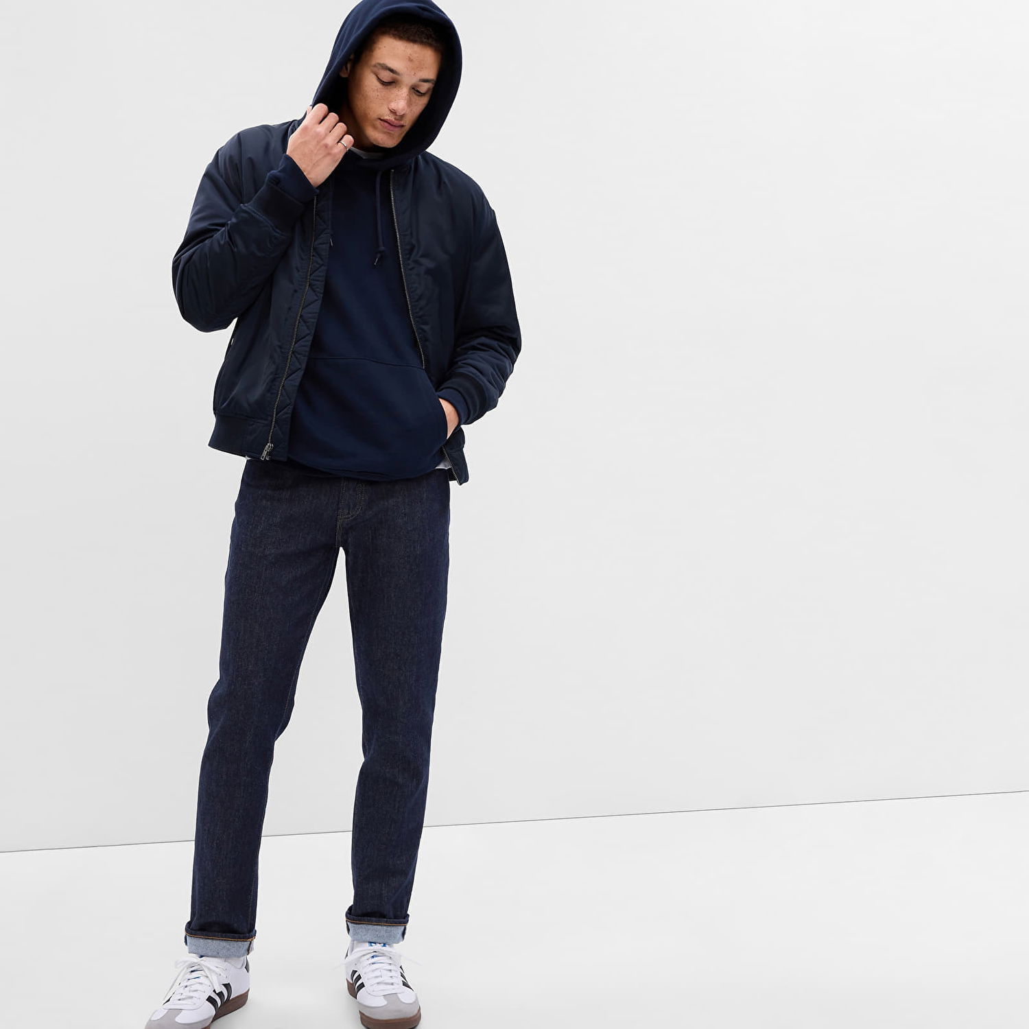 Džínsy GAP Denim Pants Slim Resin Rinse 063 Čierna | 709142-00, 0
