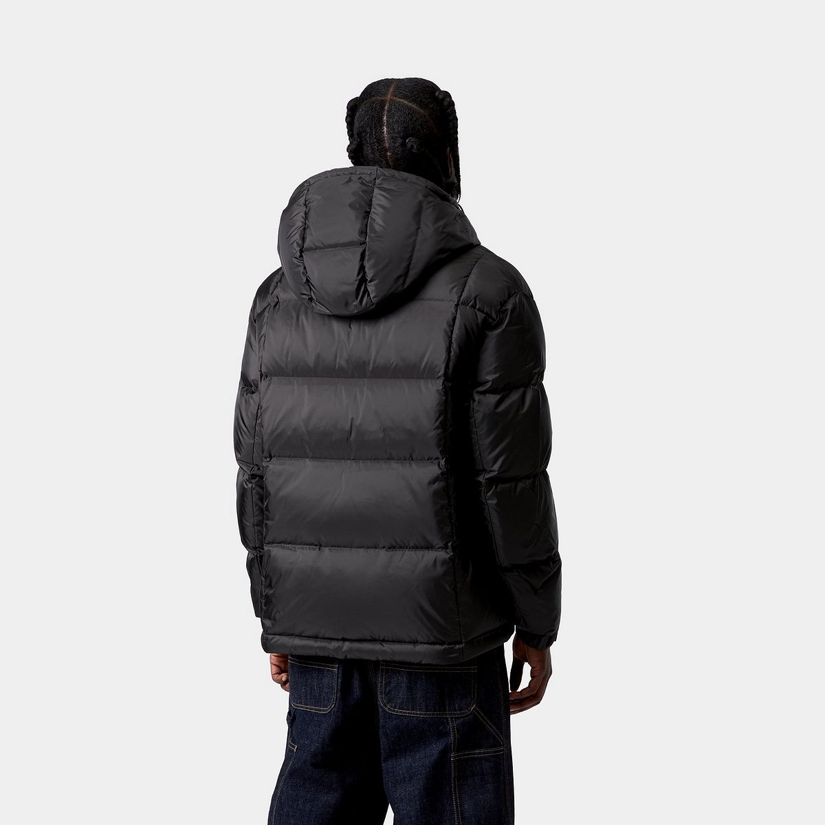 Prešívaná bunda Carhartt WIP Axton Hooded Puffer Jacket Čierna | A252060_9, 1