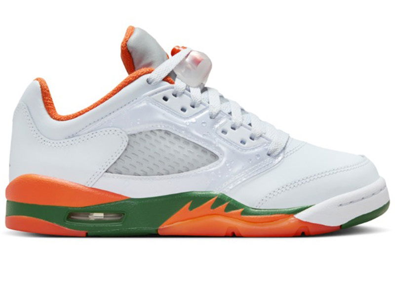 Tenisky a topánky Jordan Jordan 5 Retro Low Miami Hurricanes Biela | FQ1293-018, 0
