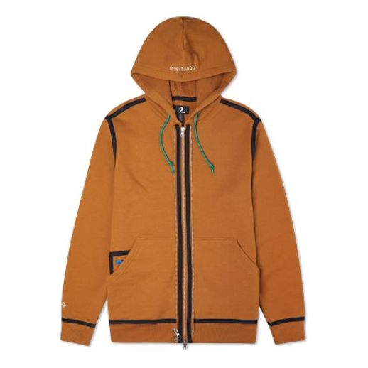 Mikina Converse Converse Utility Full Zip Hoodie Hnedá | 10019463-A13