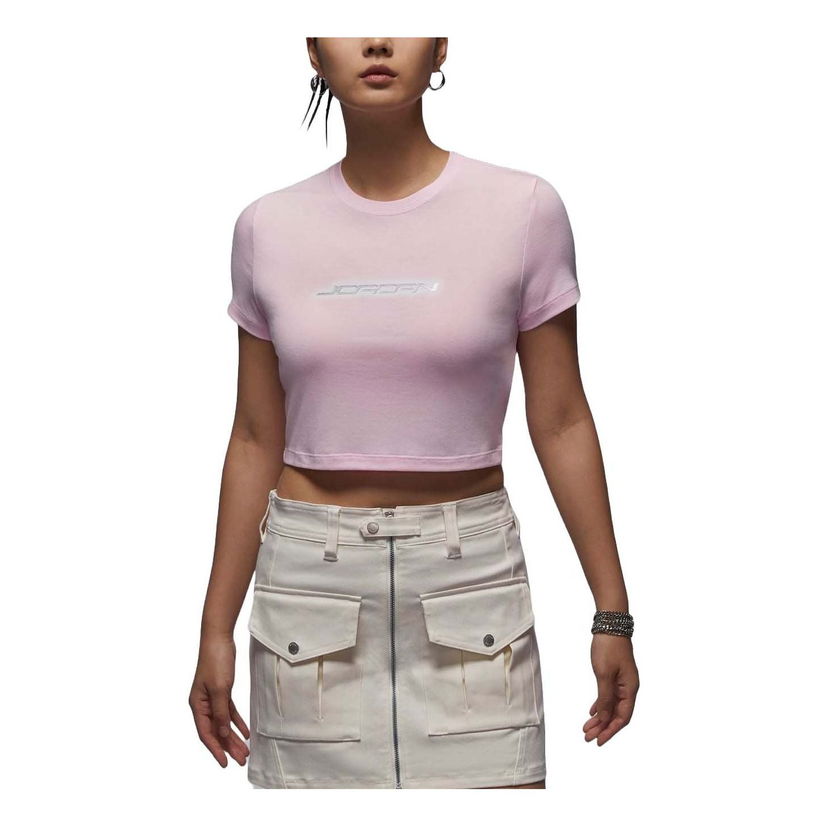 Crop Top Jordan Graphic Slim Fit Crop T-Shirt Ružová | HM4903-663