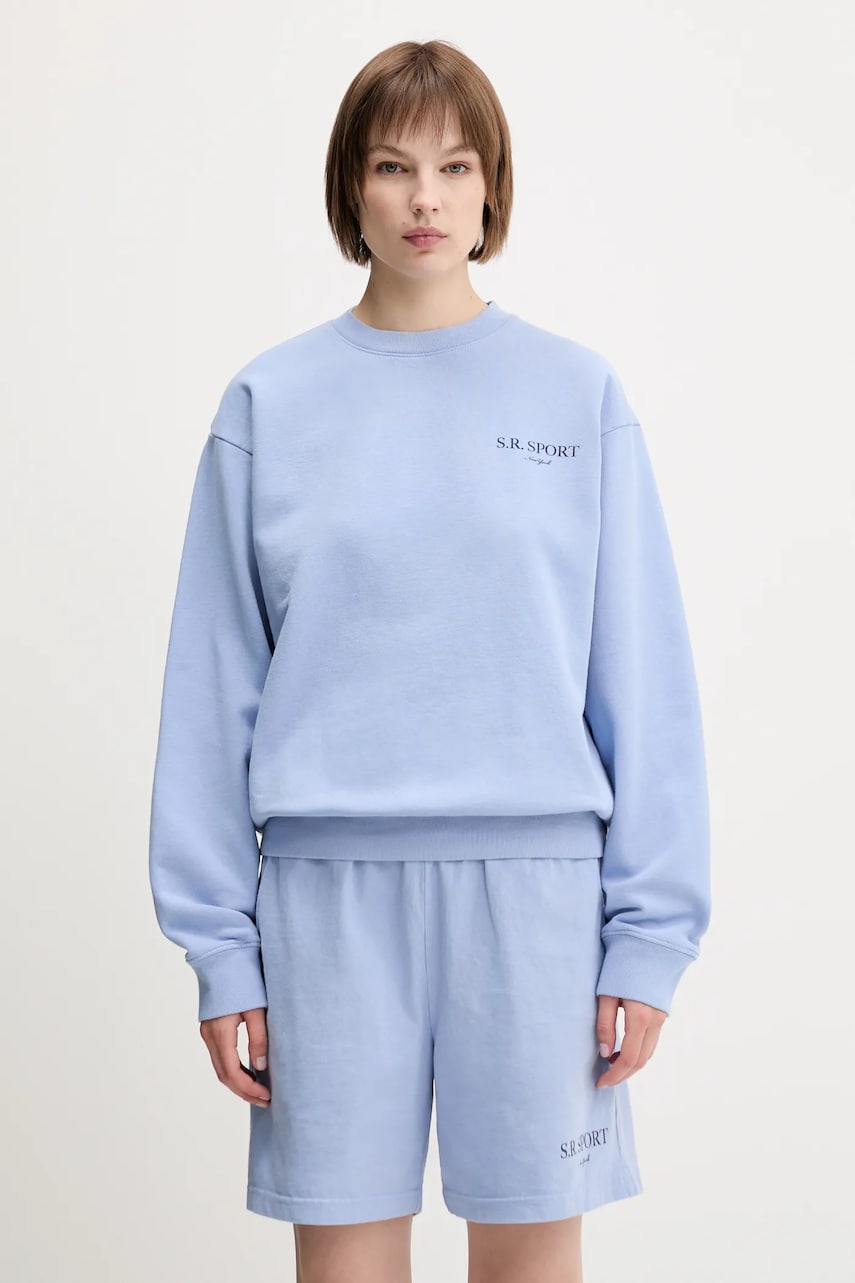 Mikina Sporty & Rich Sporty & Rich Sweatshirt Modrá | ST071612201BL59, 0