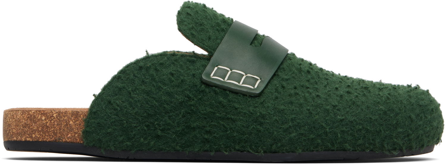 Tenisky a topánky JW Anderson JW Anderson Felt Loafers Zelené | LF0029-FA0468, 0