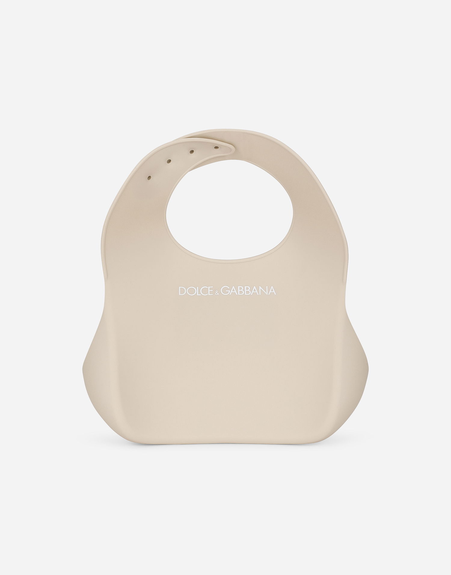 Oblečenie Dolce & Gabbana Dolce & Gabbana Silicone Bib with Logo Béžová | LN5H41G7M7HM0299, 1