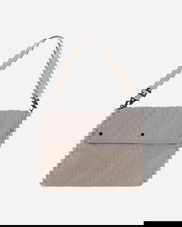 Taška cez rameno C.P. Company C.P. Company Logo Herringbone Messenger Bag Béžová | 18CMAC055A-005349G 327, 3