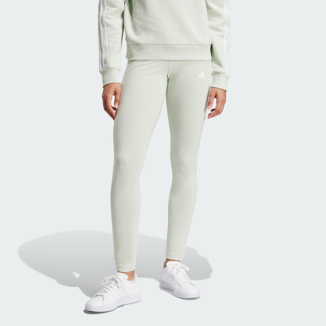 Legíny adidas Performance Essentials 3-Stripes Leggings Zelené | IY4191, 0