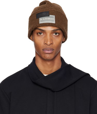 Kulicha Maison Margiela MM6 Maison Margiela Logo Patch Beanie Hnedá | SH0TB0001 M13138, 0