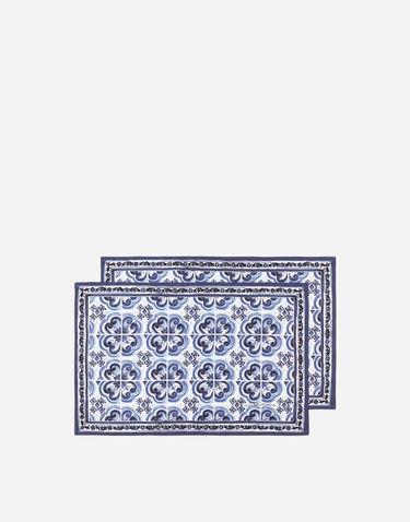 Doplnky Dolce & Gabbana Dolce & Gabbana Cotton Sateen Pillowcases (Set of 2) Modrá | TCES02TCAKFUB009, 1