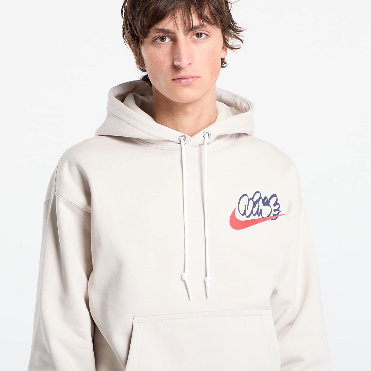 Mikina Nike Solo Swoosh Fleece Hoodie Béžová | IH4293-104, 1