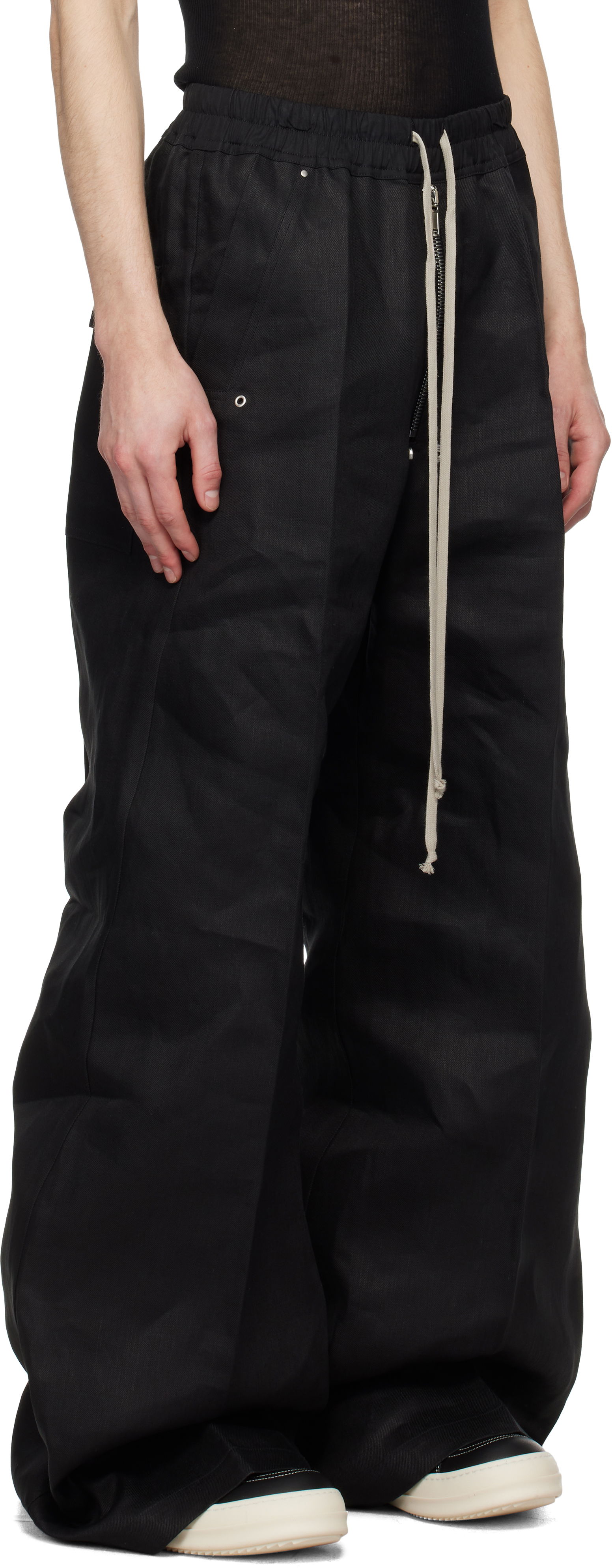 Rick Owens Hollywood Bela Wide Leg Trousers
