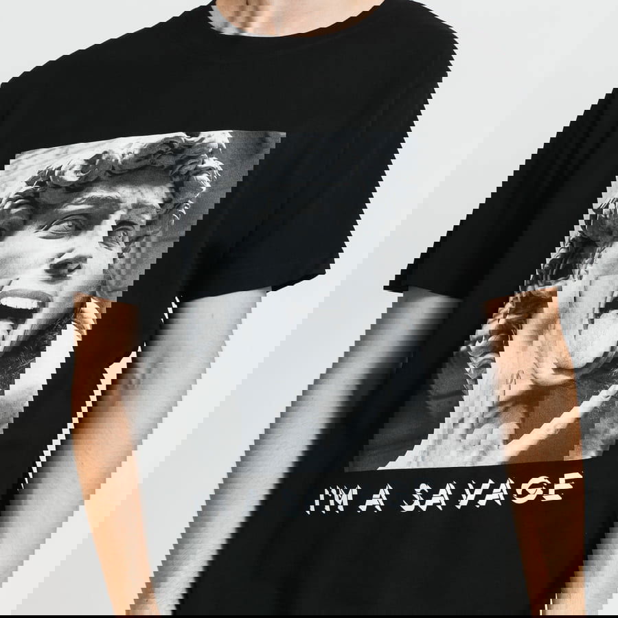 Tričko Urban Classics I'm A Savage Tee Čierna | MT1555 black, 1