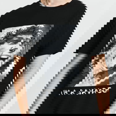 Tričko Urban Classics I'm A Savage Tee Čierna | MT1555 black, 1