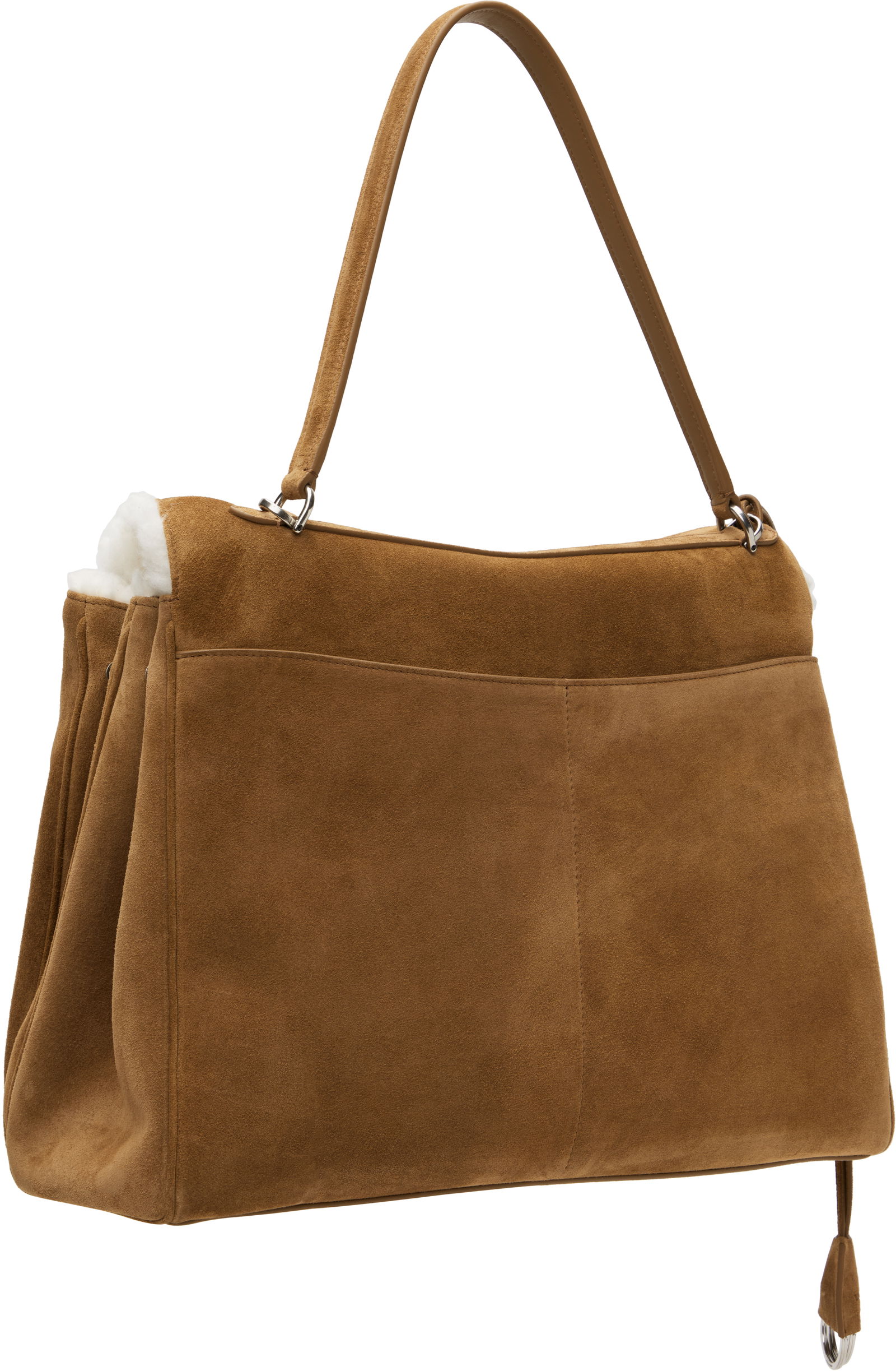 Large Suede Tote Bag