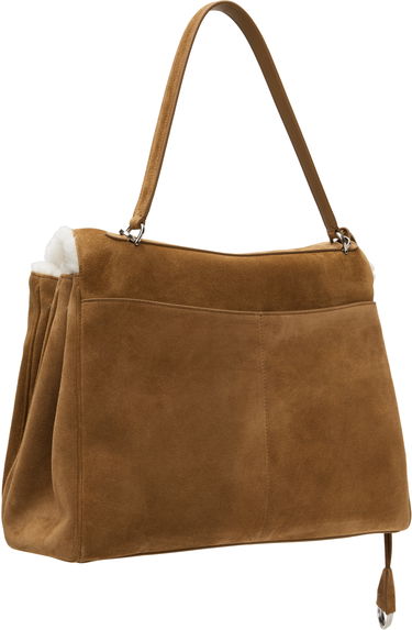 Tote bag Balenciaga Large Suede Tote Bag Hnedá | 789744-2ABAD-2590, 2
