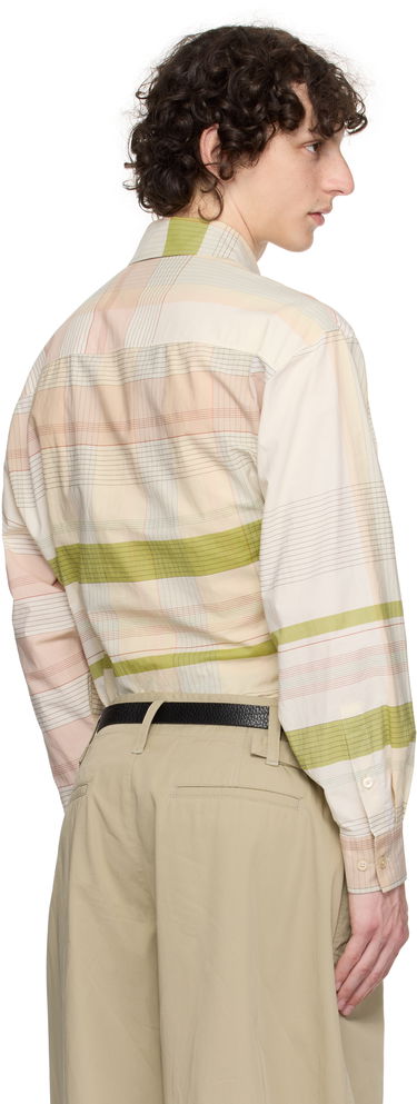 Košeľa LEMAIRE Lemaire Relaxed Plaid Shirt Béžová | SH1176 LF1396, 2