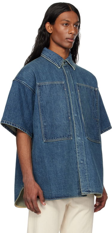Košeľa Jil Sander Jil Sander Patch Pocket Denim Overshirt Modrá | J47DL0168_J45291, 1