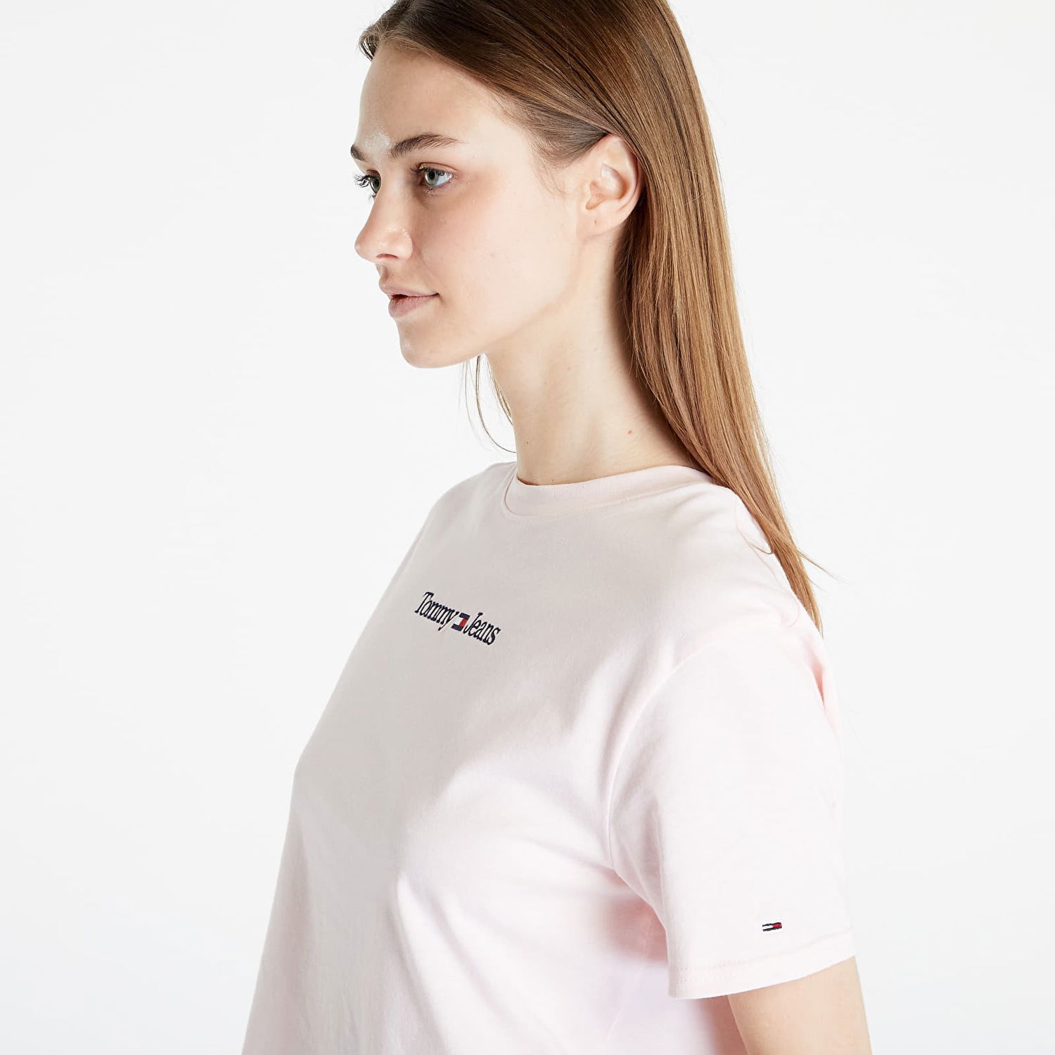 Tričko Tommy Hilfiger Serif Linear T-Shirt Pink Ružová | DW0DW15049 TJ9, 1